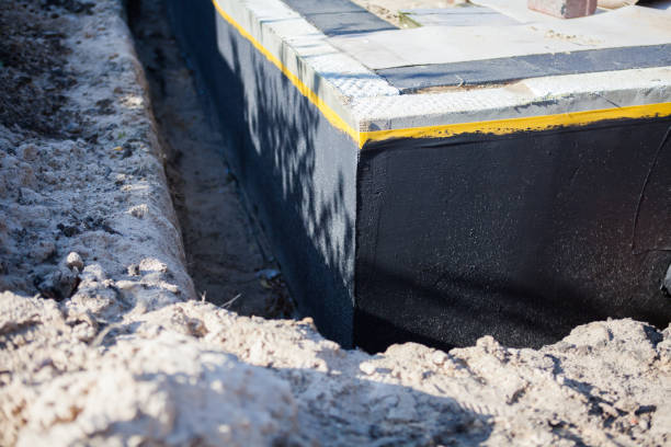 Residential Waterproofing installation at a Jonesboro, IN home by SJ Waterproofing Pros